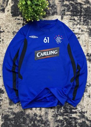 Футбольный свитшот umbro glasgow rangers