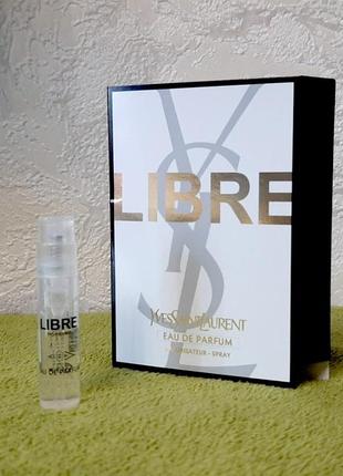 Yves saint laurent libre💥original миниатюра пробник mini spray 1,2 мл в книжке