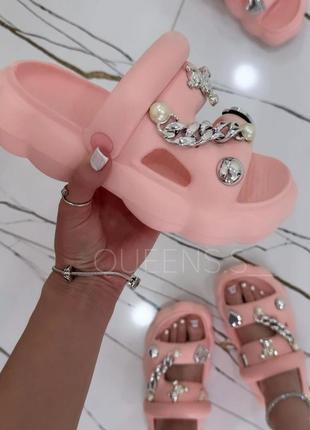 Жіночі босоніжки крокси шльопанці