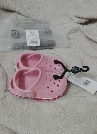 Клоги, кроксы crocs c 4, р. 20-21, стелька 12,5 см новые