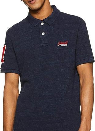 Модное брендовое поло superdry the classic pique polo made in india, молниеносная отправка ⚡💫🚀