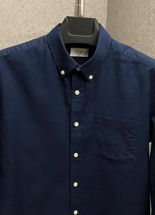 Синяя рубашка от бренда easy3 фото