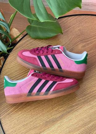 Жіночі кросівки adidas gazelle pink 2