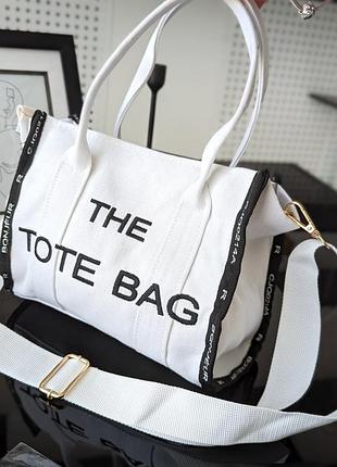 Сумка marc jacobs tote bag текстиль шопер8 фото