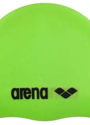 Шапка arena classic silicone зеленый osfm (91662-104)