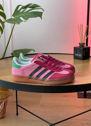 Женские кроссовки adidas gazelle pink 2