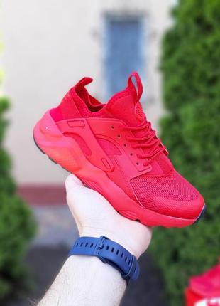 Кросівки nike huarache червоні