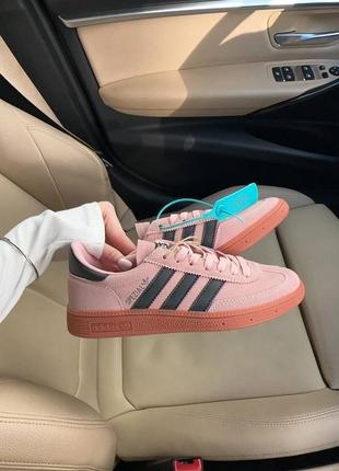Женские кроссовки adidas spezial pink/black