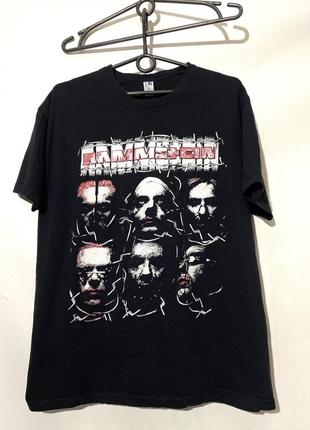Футболка rammstein рок винтаж майки рамштайн метал рубашка демон черт