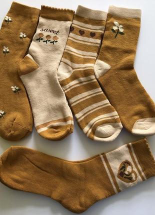 Комплект 5 пар шкарпеток носков женские носки жіночі шкарпетки 193 фото