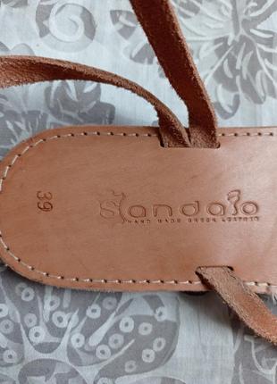 Sandalo сандалии кожа золотой минимализм 💛 393 фото