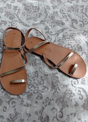 Sandalo сандалии кожа золотой минимализм 💛 392 фото