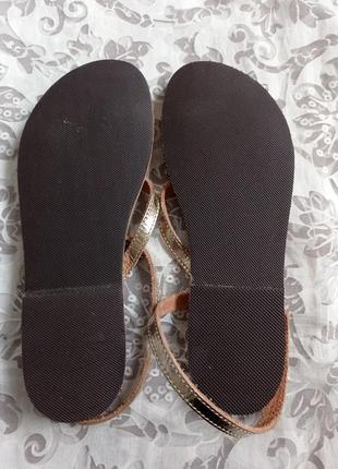 Sandalo сандалии кожа золотой минимализм 💛 395 фото