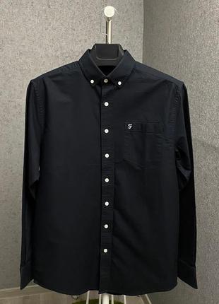 Черная рубашка от бренда farah