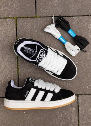 Р.37-44 кросівки adidas campus 00s core black ad036