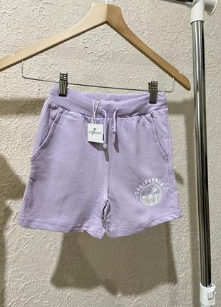 Фиолетовые шорты 116 / лиловые шорты 116