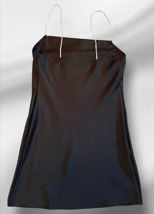 Платье маленькое черное на бретельках primark (eur38)2 фото
