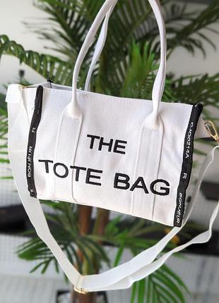Сумка шопер marc jacobs tote bag міні текстиль 4