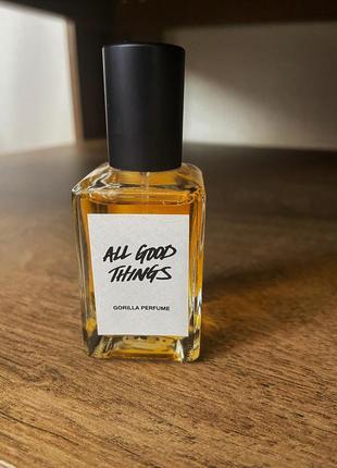 Веганський парфум "all good things lush" для жінок (30 мл)