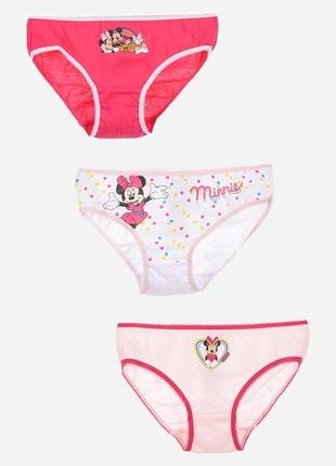 Набір трусів дитячий disney minnie 122-128 см 3 шт