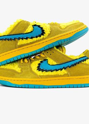 Кросівки nike sb dunk low grateful dead x yellow bear