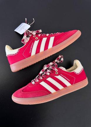 Adidas samba wales bonner red