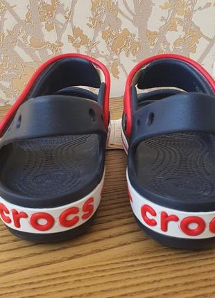 Детские босоножки crocs crocband, размеры j1, j32 фото