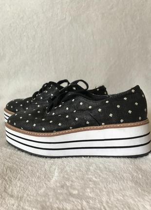 Женские лоферы на платформе zara3 фото