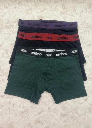 Хлопковые мужские трусы боксеры umbro2 фото
