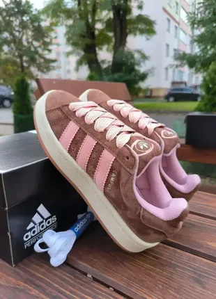 Женские кроссовки adidas campus 00s dust cargo clear pink