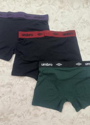 Хлопковые мужские трусы боксеры umbro7 фото
