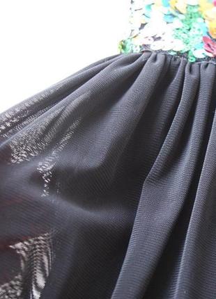 Брендовое коктельное платье корсетный топ пайетки меди10 фото