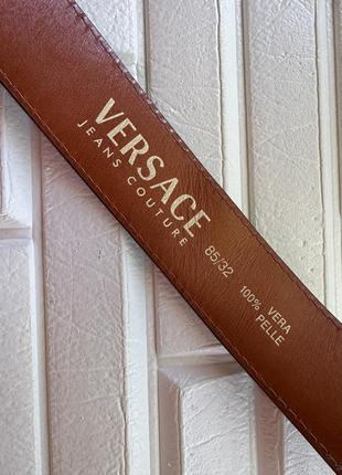 Versace jeans couture ремень пояс кожаный