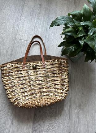 Сумка пикник плетеная сумка шоппер