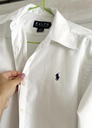 Сорочка ralph lauren xs-s біла