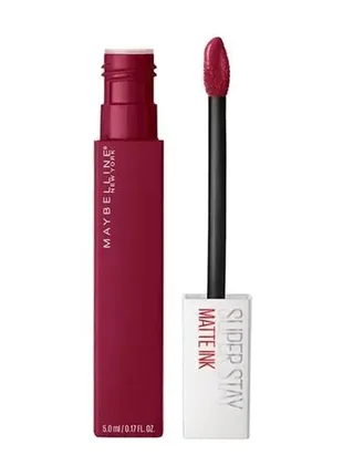 Стойкая жидкая матовая помада для губ maybelline new york super stay matte ink, 115 founder