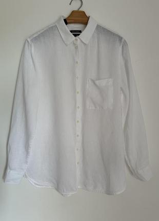 Сорочка блуза біла льон marc o polo