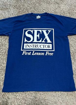 Футболка sex instructor vintage