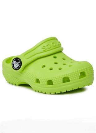 Нові крокси шльопанці сабо бренду crocs croslite uk c 4-5 eur 21,5