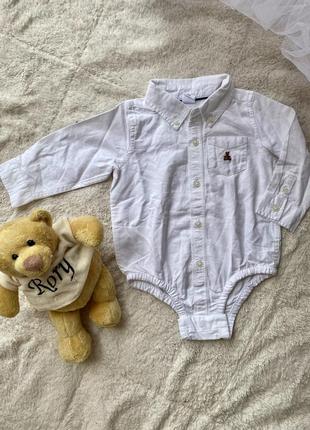 Сорочка-боді боді baby oxford з комірцем від gap