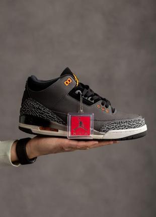 Мужские кроссовки nike air jordan retro 3 fear pack 2023 40-41-42-43-44-45-46