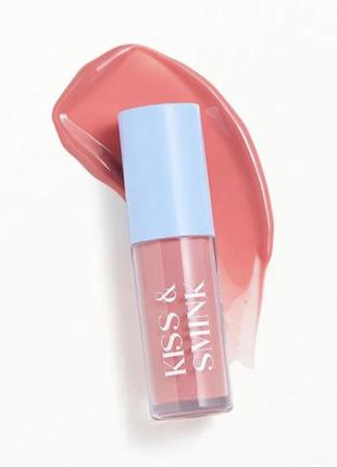 Масло для губ kiss &amp; smink aura lip oil peony 3.5 мл1 фото