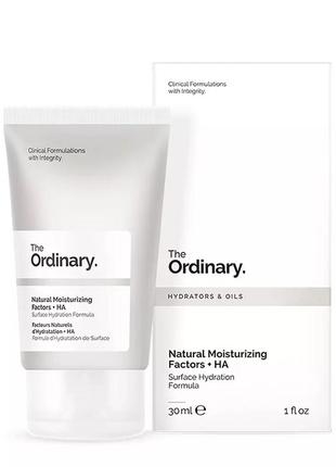 The ordinary - natural moisturizing factors + ha - зволожувальний крем з гіалуроновою кислотою - 30ml зволожувальний крем для обличчя2 фото