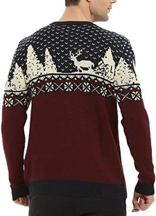 Рождественский свитер с оленями3 фото