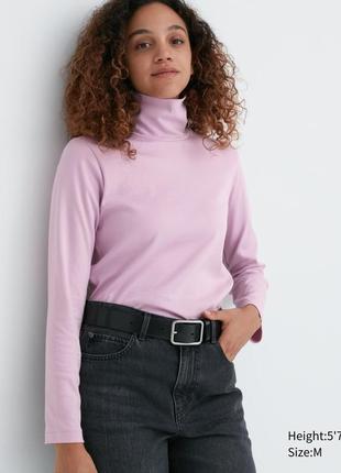 Эластичный лонгслив uniqlo