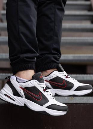 Nike air monarch white black