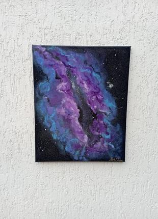 Божественная картина ручной работы ''туманность. космос. nebula”