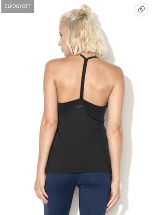 Спортивная майка nike strappy tank w чорна р.м