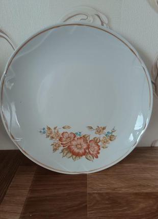Блюдо круглое, большое. 31 см. ссср.