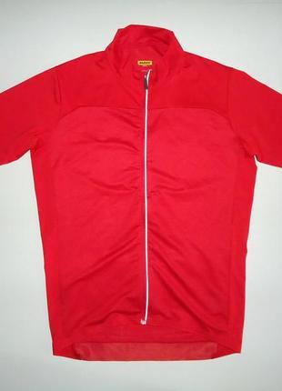 Велофутболка велоджерси mavic essential cycling jersey red (m)